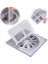 Kullanımlık Duş Tahliye Saç Çıkarıcı Örgü Çıkartma 4 "* 4", Banyo, Mutfak, Küvet, Lavabo Için Saç Tahliye Çıkartması (Kare, 20 Adet) 3