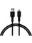 Coral Micro USB Hızlı Şarj Kablosu (Siyah + Siyah Uç) (120 Cm) 2