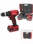 2 Kademe Hız - Vites Şarjlı=çift Batarya 17PCS Uçlu Matkap 0-350 / 0-1350 Rpm 21V/2.0A Lı-Ion RDX-3375A 1