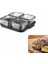 4 Bölmeli Akrilik Pratik Sızdırmaz Kapaklı Tepsili Kahvaltılık Seti 3