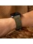 Tek Katlı Deri Apple Watch Kayışı - Yeşil 2