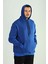Tmb 3 Ip Şardonlu Kapşonlu Sweat 24 Saks Mavi 4