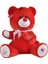 Tıkıl Ayı 57 cm Kırmızı Kalpli Peluş Ayı Sevgiliye Hediye 1