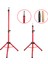 Kuaför Eğitim Mankeni Için Metal Tripod / Kırmızı + Taşıma Çantası 1