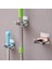 3 Adet Askılı Yapışkanlı Sap Tutucu Banyo Düzenleyici Askı Mop Paspas Fırça Sapı Tutucu 2