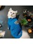 Kedi Köpek İçin Kalpli Gece Mavisi Kazak 4