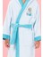 Frozen Snowflake Nakışlı Disney Lisanslı Kapüşonlu Çocuk Bornozu 7-8 Yaş 2
