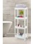 Shelf 3 Katlı Raf Ünitesi - Mutfak - Banyo Depolama Rafı 4