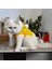 Kedi Köpek için Kürklü Kapüşonlu Sarı Kazak 4