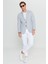 360 Her Yöne Esneyen Slim Fit Dar Kesim Mono Yaka Armürlü Torba Cepli Blazer Ceket 2