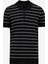 Polo Yaka Regular Fit Çizgili Siyah Erkek Kazak FC5SM-KZK 2759 1
