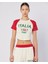 Balde Kadın Kırmızı Regular Fit Tişört %95 Pamuk %5 Elastane Kısa Kol 3