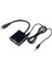 Mini HDMI To VGA Çevirici Aparat (Ses Çıkışı Var) 1
