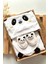 Panda Desenli Bebek Bornoz Seti 2