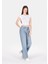 970 Berry Regular Fit Kadın Mavi Jean Pantolon CL1073221 3