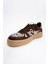 Montero Kahverengi Desenli Kadın Spor Ayakkabı 4