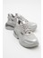 Marron Gümüş Gri Kadın Spor Sneakers 1
