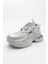 Marron Gümüş Gri Kadın Spor Sneakers 3