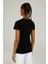 Wb C Neck 11CT122 5fx Kadın Siyah Tişört 101931627 2