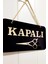 Açık/ Kapalı Kapı Tabelası - Berber, Kuaförler ve Terziler İçin 4