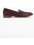 Trexıe Bordo Cilt Deri Tokalı Kadın Loafer Ayakkabı 5