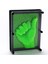 Büyük Boy Yeşil Pin Art Green 3-Dimensional Pin Sculpture Vıp Yeşil Pinart 3D Çivi Sanatı 21X16 cm 1