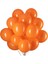 25 Pcs Vıp Shıny Metallıc Orange Balloon Vıp Kalite Parlak Metalik Turuncu Balon Helyum Gazı Uyumlu 1