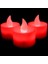 48 Pcs Red Light Candles 48 Adet Kırmızı LED Işıklı Mum Kırmızı LED Mum Metalik Kırmızı Işıklı Mum 1