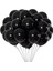 Vıp 100 Pcs Shıny Metallıc Black Balloon Vıp Kalite Parlak Metalik Siyah Balon Helyum Gazı Uyumludur 2