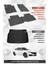 Honda Civic 2016-2021 Uyumlu 4.5d Premium Havuzlu Oto Paspas ve Liner Marka 3D Bagaj Havuzu - Civic Fc5 1