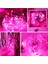 6 Metre Pembe Pilli LED Işık Canlı Pembe Işık IP65 Su Geçirmez Sevgililer Gününe Özel Pembe LED Işık 3