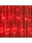 LED Işıklı Kırmızı Salkım LED Işık Kalpli Salkım LED Işık Kırmızı LED Işık Romantik Dekor Kalp Işık 4