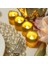 Yılbaşı Mumları 12 Adet Simli LED Işıklı Mum Kırmızı Gold Gümüş LED Mum Işıklı Mum Gün Işığı Işıklı 4