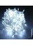 Yılbaşı Dekor Işıkları 10 Metre 100 LED Beyaz LED Işık Beyaz Ip LED Işık Modlu 220 Volt Fişli Model 2