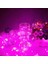 2 Metre Pembe Pilli LED Işık Canlı Pembe Işık IP65 Su Geçirmez Sevgililer Gününe Özel Pembe LED Işık 1