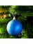 Vıp Deluxe 12 Adet 5 cm Simli Mavi Top Süsler Yılbaşı Ağacı Süsleri Noel Ağacı Süsleri Mavi Top Süs 1