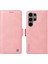 Yıkatu YK-005 Samsung Galaxy S25 Ultra Kılıf Pu Deri Cüzdan Telefon Kapak Cilt Dokunmatik Duygu-Pembe (Yurt Dışından) 1