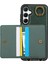 Samsung Galaxy A54 5g Pu Deri Arka Kılıf Kart Tutucu Kickstand Telefon Kılıfı Bilek Kayışlı-Yeşil (Yurt Dışından) 3