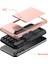 Samsung Galaxy S25 Kılıf Kart Tutuculu Tpu+Pc Telefon Arka Kapak-Pembe Altın (Yurt Dışından) 5