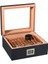 Karbon Fiber Camlı Dijital Humidor Puro Kutusu RD06X 4