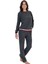 Kadın Antrasit Melanj Pijama Takım 20110 2