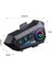 Y10 Su Geçirmez Kask Intercom Bluetoothlu Stereo Rgb Işıklı Universal 2