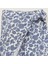 Desenli Wide Leg Kapaklı Bol Paça Kız Çocuk Yazlık Pantolon Mavi 001-0002020 2