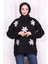 Siyah Çiçekli Modal Sweat 3