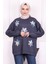 Füme Çiçekli Modal Sweat 2