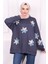 Füme Çiçekli Modal Sweat 3