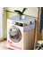 Çamaşır Makinesi Örtüsü 4 Cepli Banyo Düzenleyici Organizer Buzdolabı Örtüsü Depolama Hurç 3