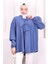 Indigo Ön Bağlamalı Kimono 1