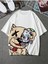 Crazy Bear Baskılı Oversize Erkek T-Shirt Salaş Boyfirend 1