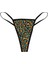 Leo Yeşil Leopar Baskılı Yanları Ipli Tanga Külot 1